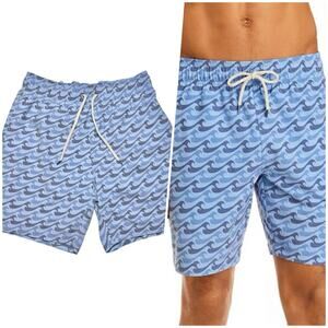 Faherty | Men | Beacon Wave 7 Inch Lined Beach Swim Trunks | Size Medium